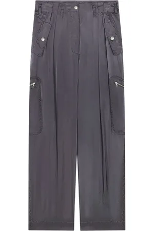 DRIES VAN NOTEN Pantalones palazzo estilo worker