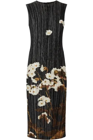 Erdem Vestido midi con detalle de pliegues