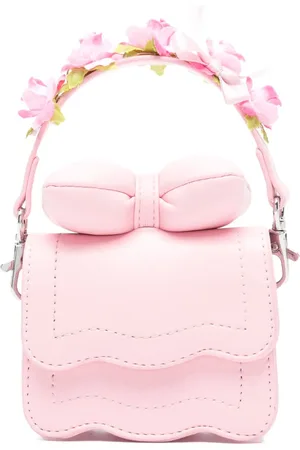 MONNALISA Bolsa mini con aplique de rosa