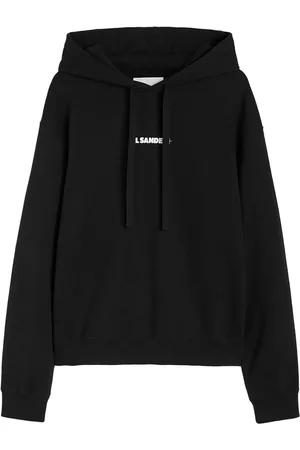 Jil Sander Hoodie con logo estampado