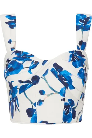 Rebecca Vallance Top con motivo floral
