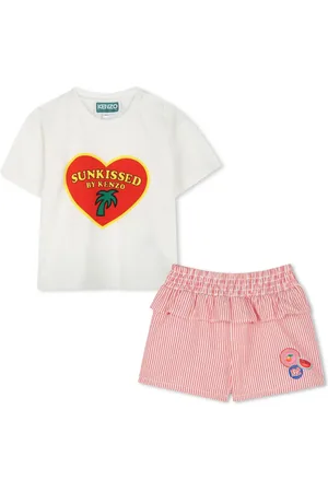 Kenzo Set de shorts y playera con volantes