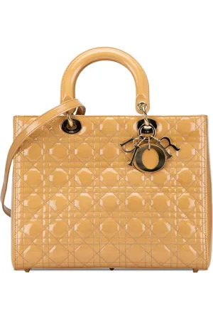 Dior Bolsa satchel Large Patent Cannage Lady Dior 2011
