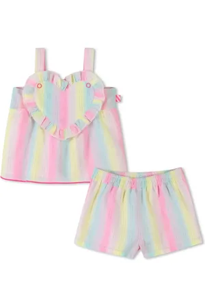 Billieblush Set de shorts con motivo de rayas