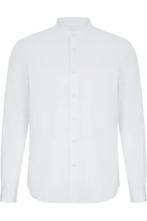 SHANGHAI TANG Camisa con cuello mao
