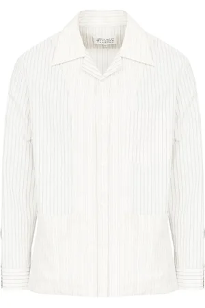 Maison Margiela Camisa con rayas estampadas