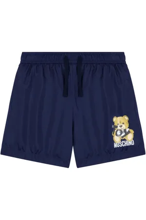 Moschino Shorts de playa con estampado Teddy Bear