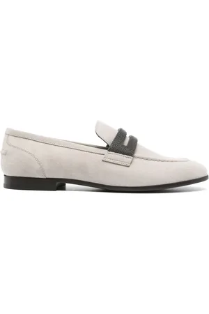 Brunello Cucinelli Mocasines con detalle de cadena Monili