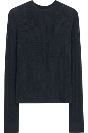 Filippa K Top tejido con detalle de encaje