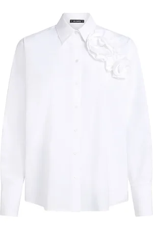 Karl Lagerfeld Camisa con aplique floral