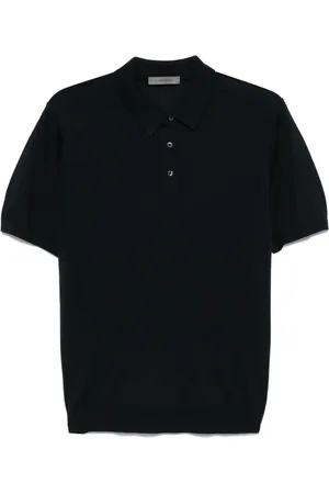 corneliani Playera tipo polo de seda