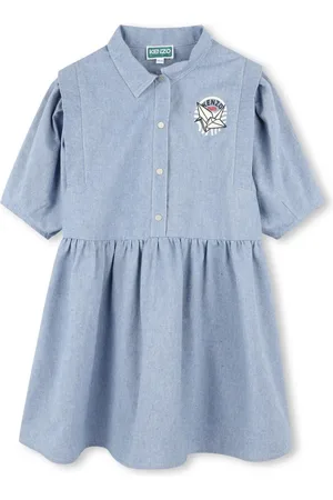 Kenzo Vestido con logo estampado