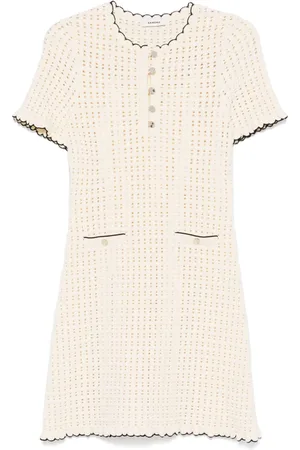 Sandro Vestido corto de tejido flojo