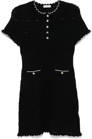 Sandro Vestido corto de tejido flojo