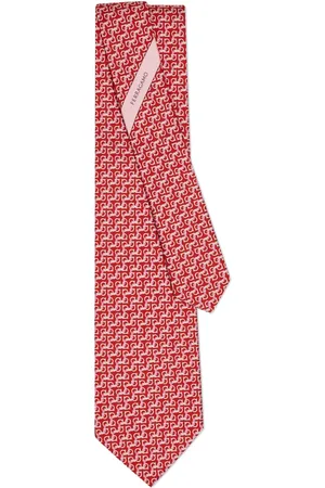 Salvatore Ferragamo Corbata con estampado de cuerda