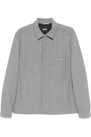 HUGO BOSS Sobrecamisa con motivo de rayas