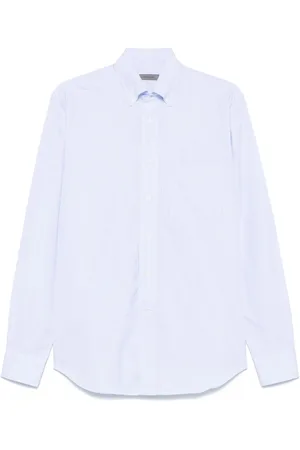corneliani Camisa con cuadros estampados