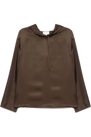 Loulou Studio Hoodie de seda