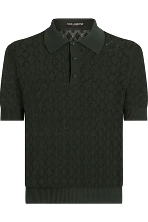 Dolce & Gabbana Playera tipo polo tejida