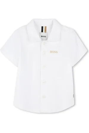 HUGO BOSS Playera tipo polo con logo bordado