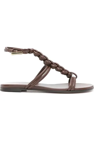 Gianvito Rossi Sandalias con tiras trenzadas