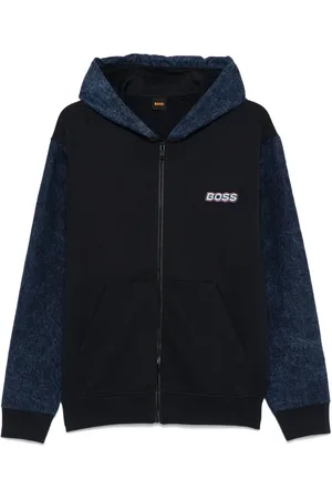 HUGO BOSS Hoodie con paneles