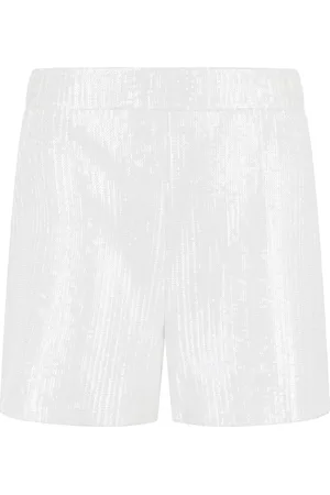 FEDERICA TOSI Shorts bordados con lentejuelas