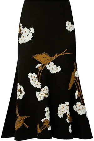 Erdem Falda midi con diseño acampanado