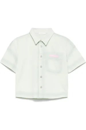 Palm Angels Camisa con estampado de espray