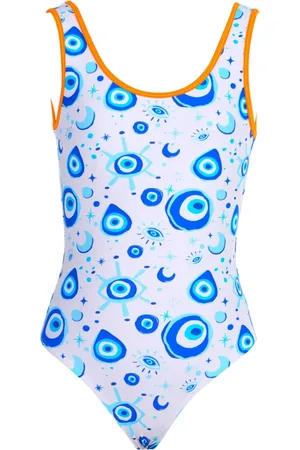 Nessi Byrd Traje de baño con logo estampado