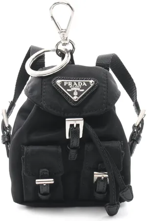Prada Mochila con logo triangular esmaltado 2020
