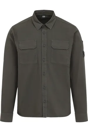 C.P. Company Camisa con detalle Lens