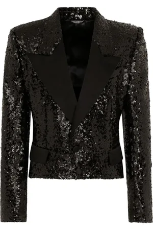 Dolce & Gabbana Blazer con detalle de lentejuelas