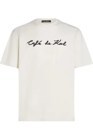 Karl Lagerfeld Playera con logo bordado de x Jorge Parra