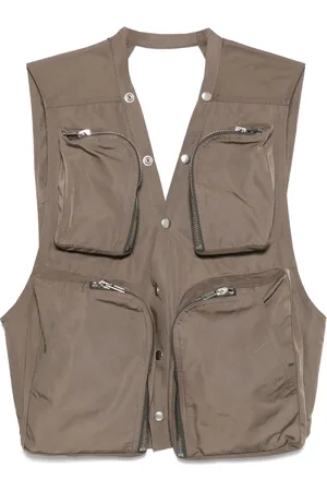 Rick Owens Chaleco cargo con espalda abierta
