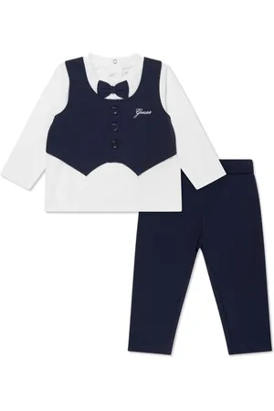 Guess Set de pantalones con logo bordado