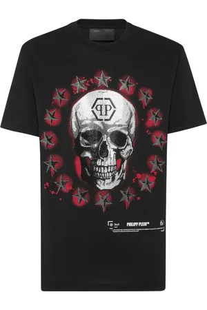 Philipp Plein Playera con motivo Skull