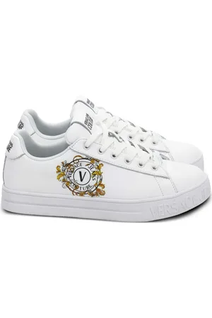 VERSACE Tenis con logo estampado