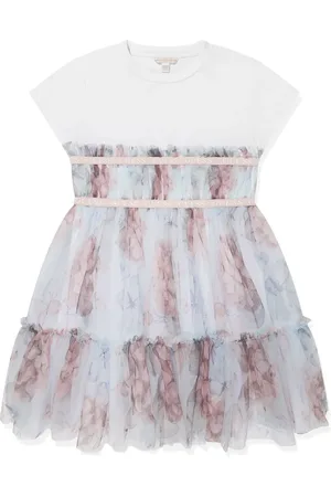 Guess Vestido corto con diseño acampanado