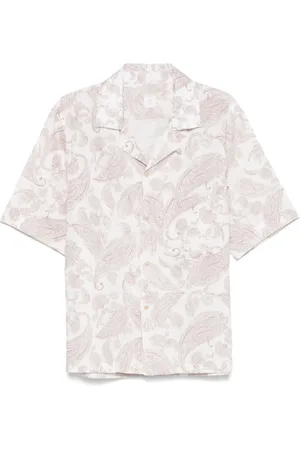 ELEVENTY Camisa con estampado de cachemira