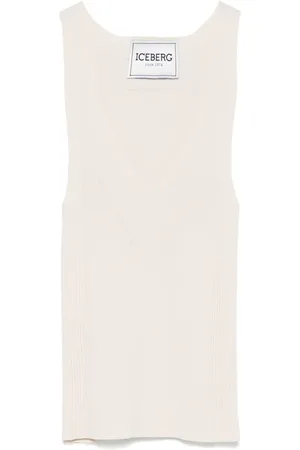 Iceberg Camiseta tejida de canalé