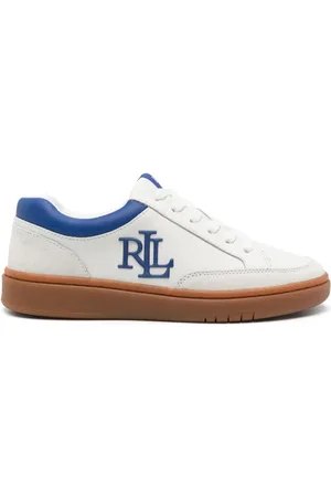 Ralph Lauren Tenis con logo en relieve