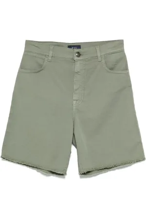 FAY Shorts con dobladillo deshilachado