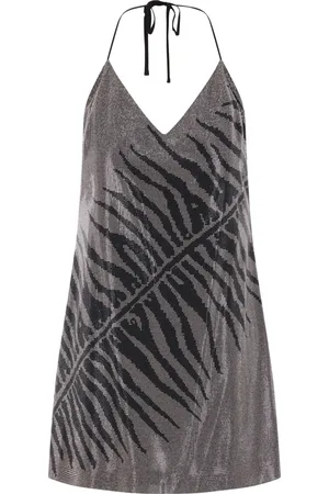 Roberto Cavalli Vestido corto con detalles de strass