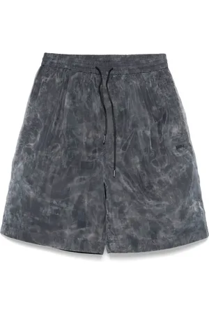 JUUN.J Shorts con capa de organza