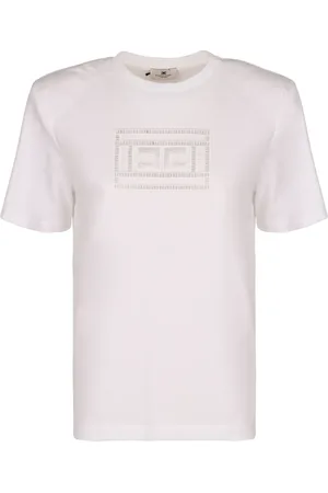 Elisabetta Franchi Playera con logo bordado