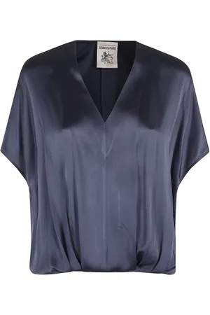 SEMICOUTURE Blusa con cuello en V