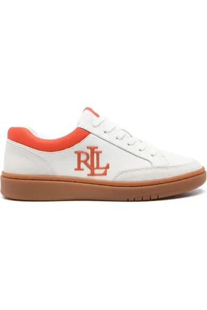 Ralph Lauren Tenis con logo en relieve