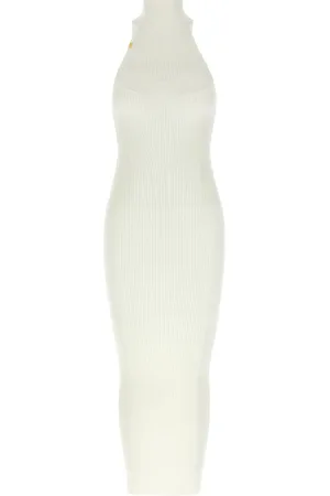 Elisabetta Franchi Vestido midi con diseño tejido
