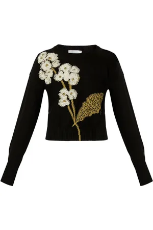 Erdem Suéter con motivo floral en jacquard
